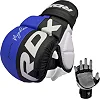 Тренувальні рукавиці RDX GRAPPLING GLOVES REX T6 PLUS чорний, синій, білий