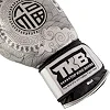 Перчатки для бокса кожа TOP KING GCT01 (Черный-серебряный)