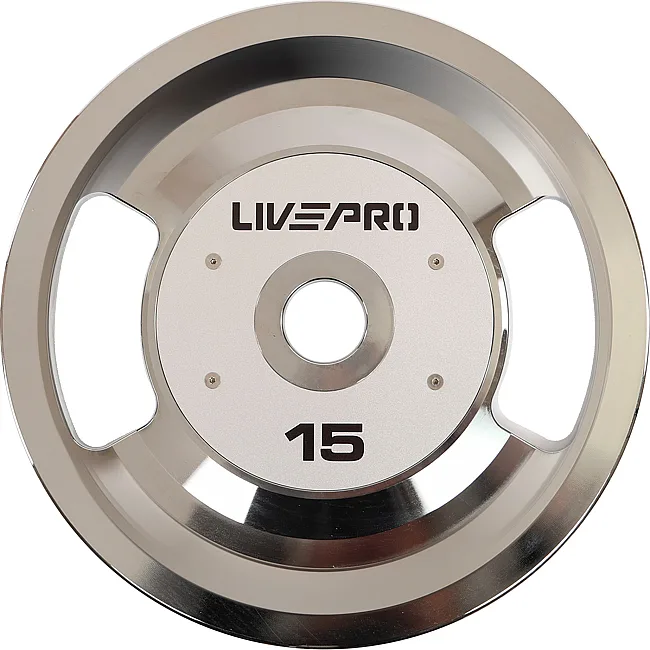 Блины диски стальные 2 Handle металлическая втулка LiveUp LP8338-15 ø51мм 15кг