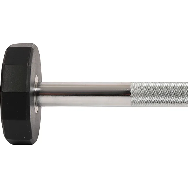Штанга неразборная с фиксированным весом прямая PEV HAMMER STRENGHT TA-9979-10 (Черный)
