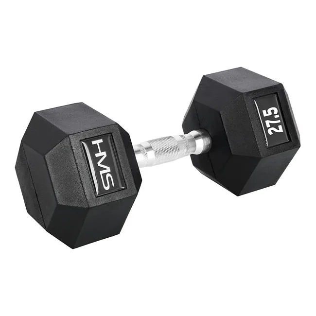Гантель шестигранный HMS HEX PRO, 27,5 кг