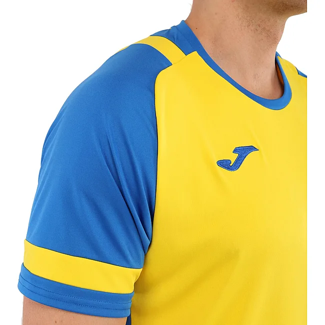 Футбольна форма комплект футболка та шорти JOMA LIDER 104285-907 4 (Жовтий-синій)