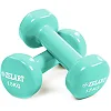 Гантели для фитнеса виниловые ZELART Beauty TA-5225-1_5 (Салатовый)