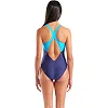 Купальник закрытый для женщин Arena SCRATCHY SWIMSUIT V BACK синий, голубой