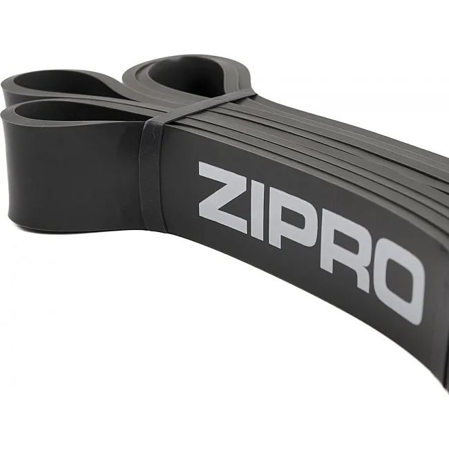 Набор лент-эспандеров для упражнений Zipro PowerBand 4 шт. черно-серый