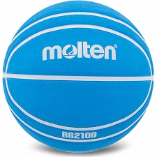 Баскетбольный мяч резиновый MOLTEN B5G2100-N 5 (Синий)