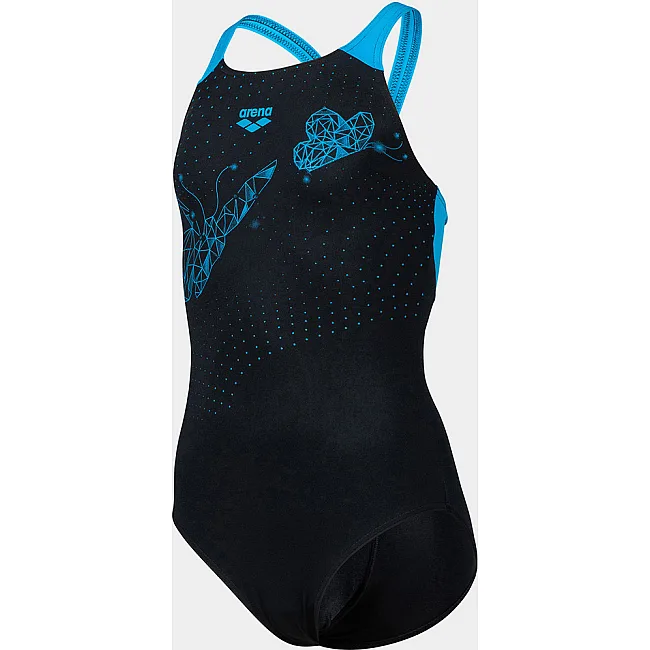 Купальник закрытый для девочек Arena BUTTERFLY SWIMSUIT V BACK