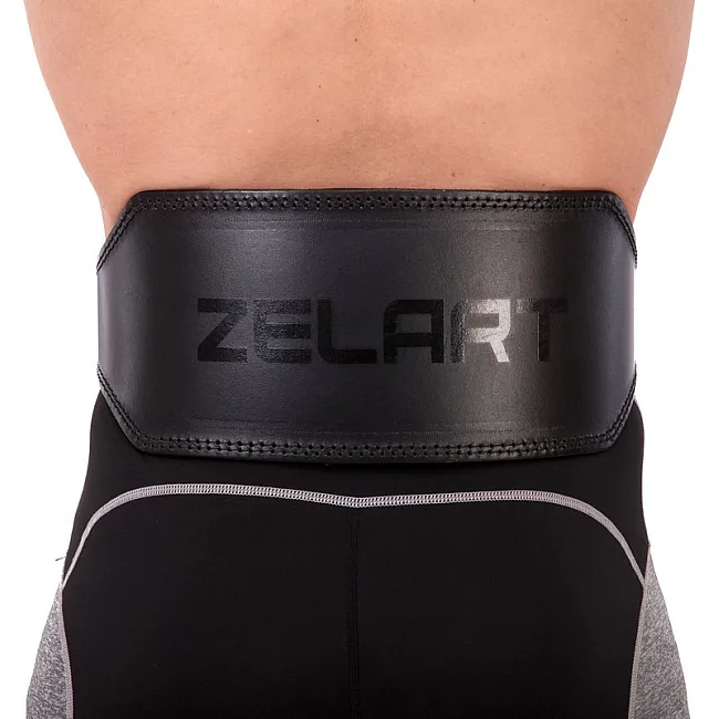Пояс для тяжелой атлетики кожа
 ZELART
 VL-3341 спинка-15см