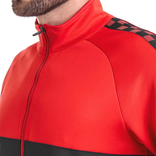 Спортивный костюм
 кофта на молнии и брюки LIDONG LD-6629 (Красный-черный)