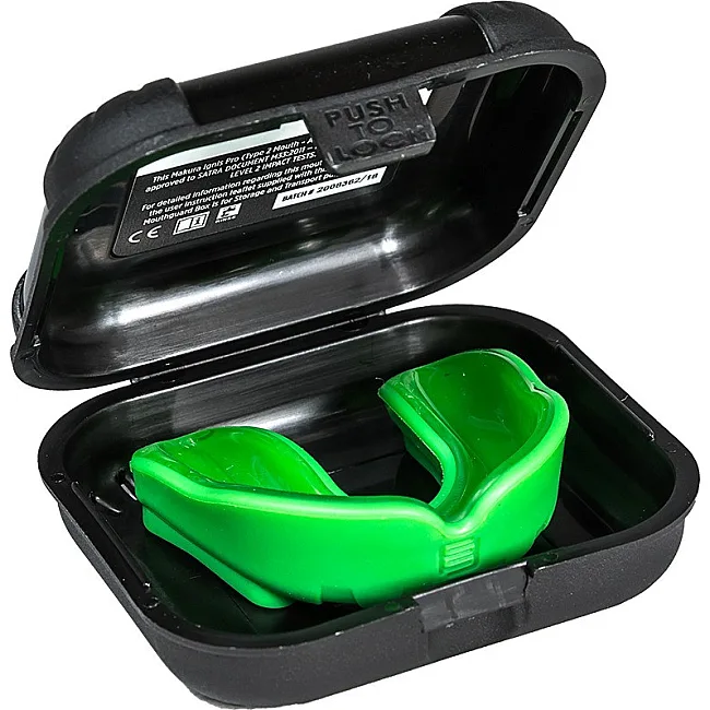 Капа для бокса MAKURA Ignis взрослая (возраст 11+) Green/Green (art.6017514067)
