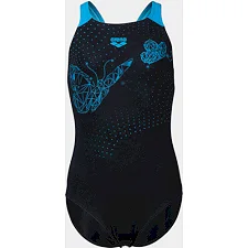 Купальник закрытый для девочек Arena BUTTERFLY SWIMSUIT V BACK