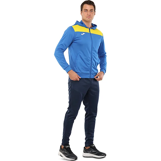 Спортивный костюм
 кофта на молнии и брюки JOMA

 PHOENIX II 103121-709 (Синий-желтый)