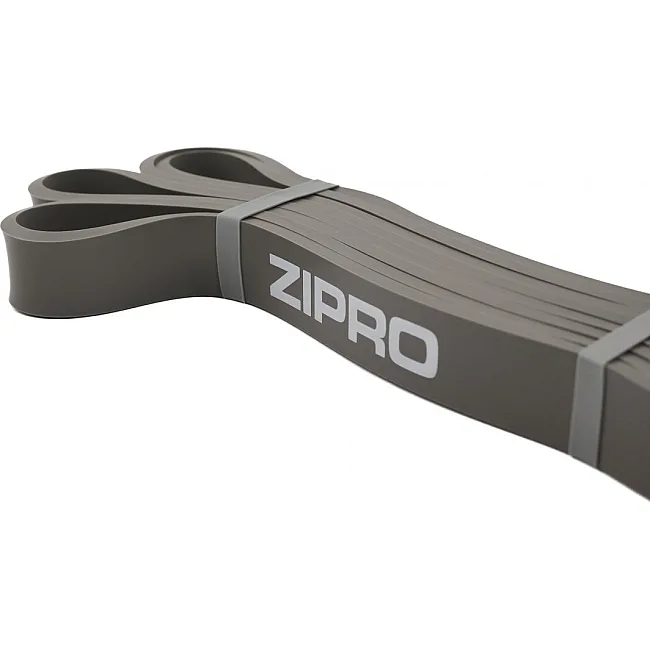 Набор лент-эспандеров для упражнений Zipro PowerBand 4 шт. черно-серый