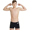 Плавки-боксеры для парней Arena BOY&S TEAM SWIM SHORT SOLID черный, белый