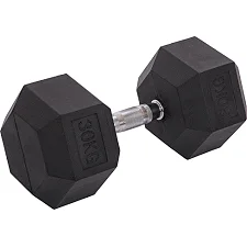 Гантель шестигранний гексагональний ZELART TA-2679-30 1шт 30кг