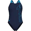 Купальник закрытый для женщин Arena SCRATCHY SWIMSUIT V BACK синий, голубой