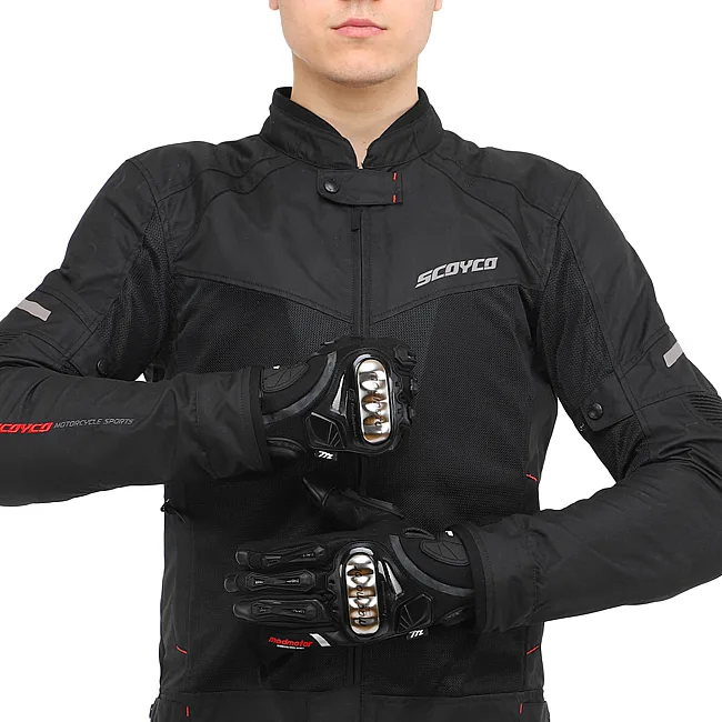 Мотоперчатки MADMOTOR MT-06 (Черный)