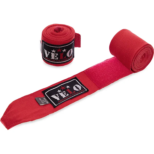 Бинты для бокса
 2штуки AIBA VELO
 4080-3_5 3,5м (Красный)