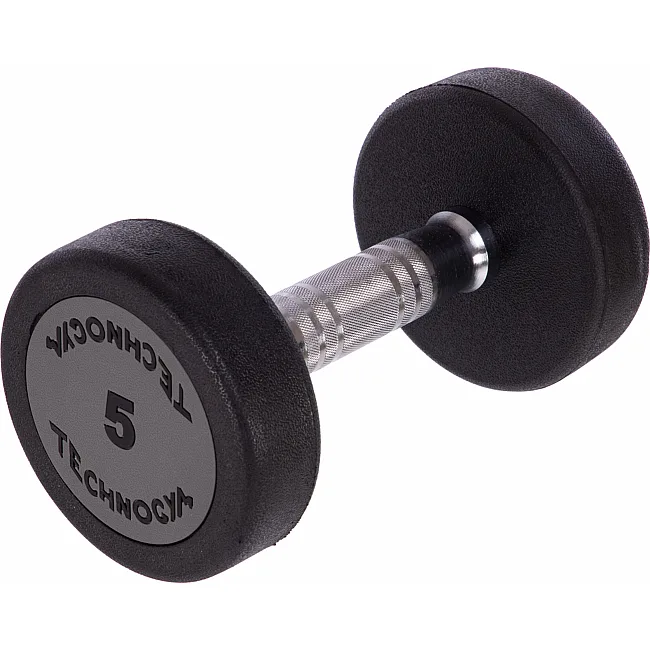 Гантель профессиональная
 с полиуретановым покрытием TECHNOGYM LN-1254-5 1шт 5кг