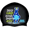 Шапочка для бассейна силиконовая юниорская MADWAVE Junior SMART ASSY M057002 (Черный)