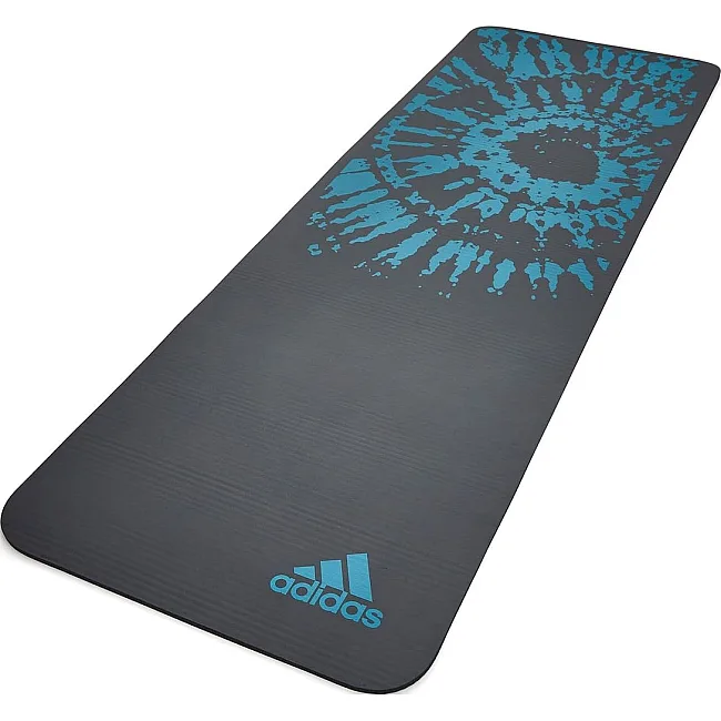 Коврик для йоги Adidas Tie-Dye Yoga Mat серый, голубой 183 х 61 х 1 см
