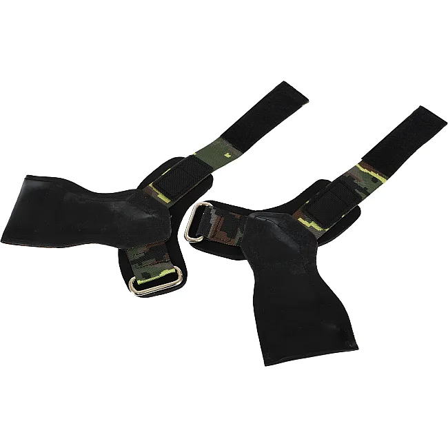 Накладки для подтягивания и тяги GRIPPS CRESCENT CAMOUFLAGE EZOUS D-08 2шт (Камуфляж)
