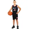 Детская баскетбольная форма
 NBA клуб Miami 22 BA-3769 (Черный-фуксия)