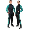 Спортивный костюм детский кофта на молнии и брюки LIDONG LD-6803T (Темно-синий-бирюзовый)