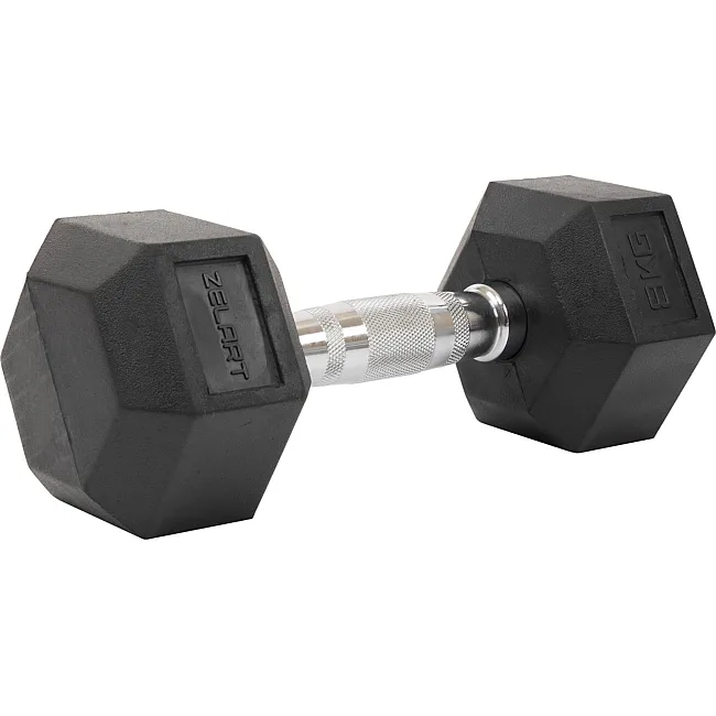 Гантель шестигранний
 гексагональна
 ZELART
 TA-5159-8 1шт 8кг
