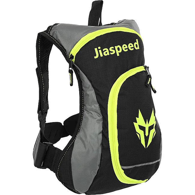 Моторюкзак с гидратором JIASPEED M-3189 5л 36x27x5см (Черный-салатовый)