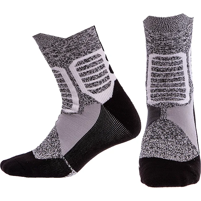 Спортивные носки баскетбольные ALL STAR DML7501 (Серый-белый)