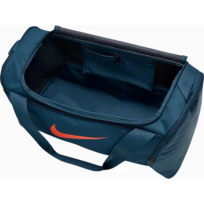 Спортивна сумка Nike NK BRSLA S DUFF - 9.5 41L темно-синій 51x28х28 см