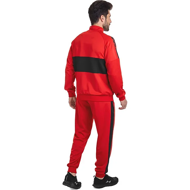 Спортивный костюм
 кофта на молнии и брюки LIDONG LD-6629 (Красный-черный)