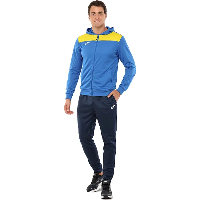 Спортивный костюм
 кофта на молнии и брюки JOMA

 PHOENIX II 103121-709 (Синий-желтый)