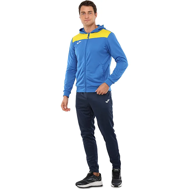 Спортивный костюм
 кофта на молнии и брюки JOMA

 PHOENIX II 103121-709 (Синий-желтый)