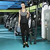 Корсет для фітнесу з лямками inSPORTline Corsup - S - чорний