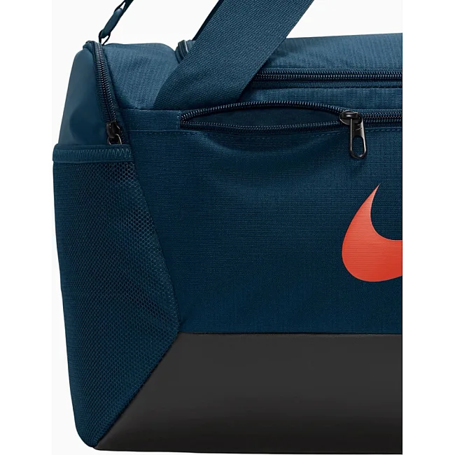Спортивна сумка Nike NK BRSLA S DUFF - 9.5 41L темно-синій 51x28х28 см
