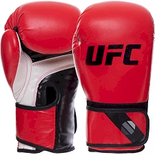 Перчатки для бокса PU UFC PRO Fitness UHK-75031 12 унций (Красный)