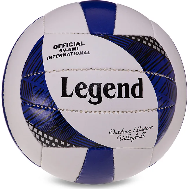 Волейбольный мяч
 LEGEND VB-3126 №5 PU (Белый-синий)