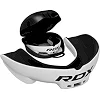 Капа для бокса RDX 3w взрослая (возраст 12+) White/Black