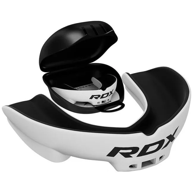 Капа для боксу RDX 3w доросла (вік 12+) White/Black