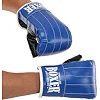 Перчатки снарядные-блинчики для бокса искусственная кожа BOXER 2015 (Красный-черный)