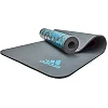 Коврик для йоги Adidas Tie-Dye Yoga Mat серый, голубой 183 х 61 х 1 см