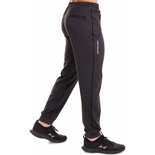 Спортивные штаны мужские на манжете UNDER ARMOUR CO-8815 (Светло-серый)