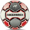 Футбольный мяч SOCCERMAX CRYSTAL FB-7997 №5 PU (Белый-красный)