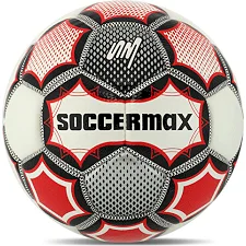 Футбольный мяч SOCCERMAX CRYSTAL FB-7997 №5 PU (Белый-красный)