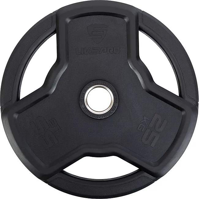 Блин для штанги обрезиненный
 LiveUp LP8330-25 ø50мм 25кг