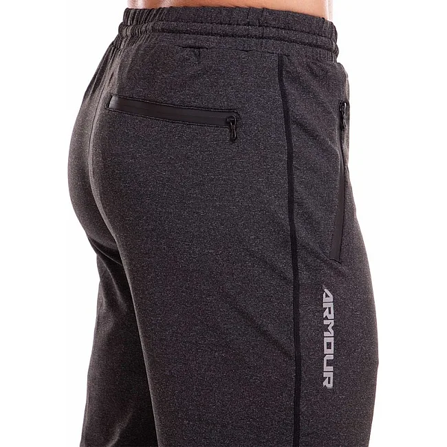 Спортивные штаны мужские на манжете UNDER ARMOUR CO-8815 (Светло-серый)