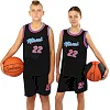 Детская баскетбольная форма
 NBA клуб Miami 22 BA-3769 (Черный-фуксия)