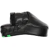 Лапа боксерская изогнутая тренировочная PU HARD TOUCH BO-4251 19x5x25см 2штуки (Красный-черный)